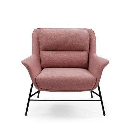 Sillón Acolchado Rosa, 84 Cm