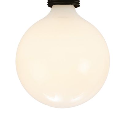 Bulb 8x8x12 LED E14. G80. 220V. 3000K White Glass