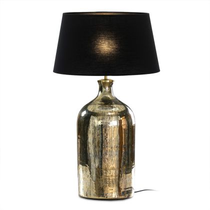 Table Lamp without shade 28x28x60 Glass Antique Gold