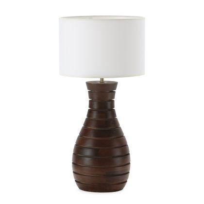 Table Lamp without shade 18x18x48 Mango Wood/Metal