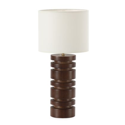Table Lamp without shade 13x13x40.5 Mango Wood/Metal