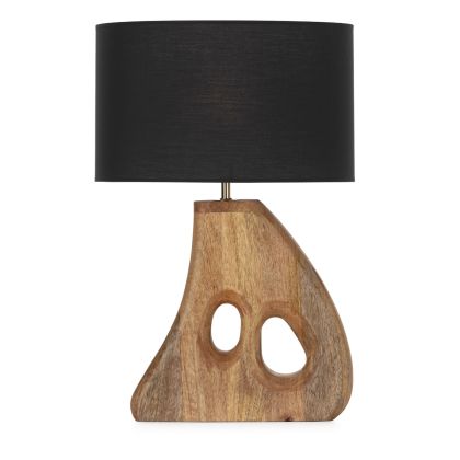 Table Lamp without lampshade 32x8x42,5 Mango Wood -- Natural/Gold