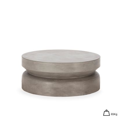 Coffee Table 91x91x37.5 Concrete -- Dark Anthracite Grey