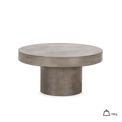 Coffee Table 90x90x45 Concrete -- Anthracite Grey