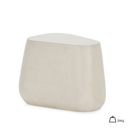 Side Table 60x45x44 Cement -- White