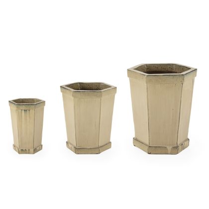Set/3 Maceteros 48x42x53/36x32x41/25x22x29 Gres -- Arena