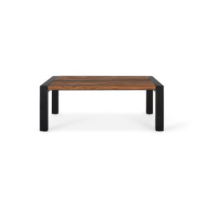Mesa centro industrial negro natural