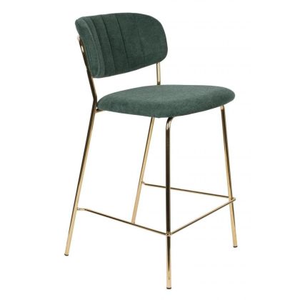Taburete Jolien Oro/Verde Oscuro