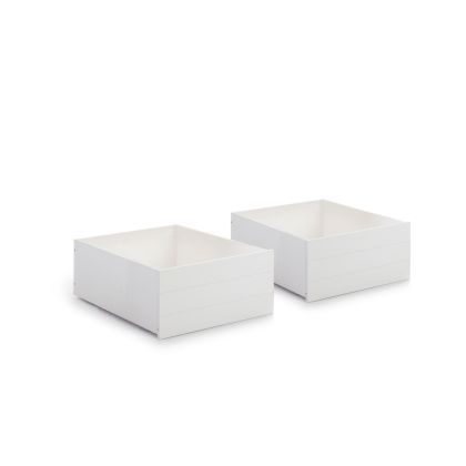 Set 2 Cajones Cama Cabaña Compte para Dormitorio Juvenil Estilo Nórdico-Moderno, 68 Cm
