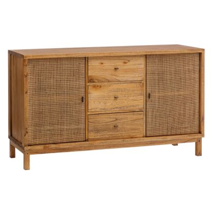 Aparador buffet Tropical Madera Mindi Rejilla, 150 Cm