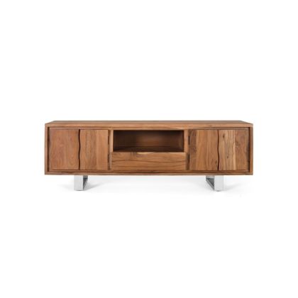 Mueble TV Natural Plateado