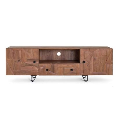 Mueble TV Colonial Estilo Vintage, 180 Cm