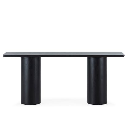 Console 180x45x76 Oak Wood -- Black Console 180x45x76 Oak Wood -- Black