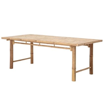 Mesa Comedor Tropical Bambú Natural, 200 Cm