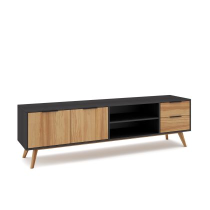 Mueble TV Lavis Madera Pino, 180 Cm