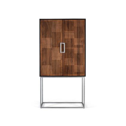 Alacena 2 Puertas 1 Cajón Mango Metal, 178 Cm