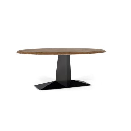 Mesa de comedor industrial acacia hierro