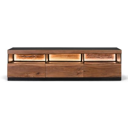 Mueble TV con Iluminación 3 cajones