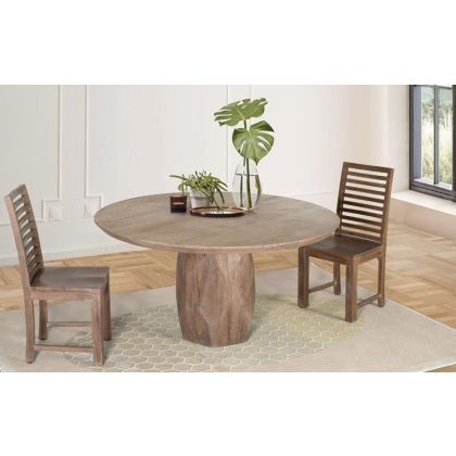 Silla Mango envejecido Natural, 100 Cm