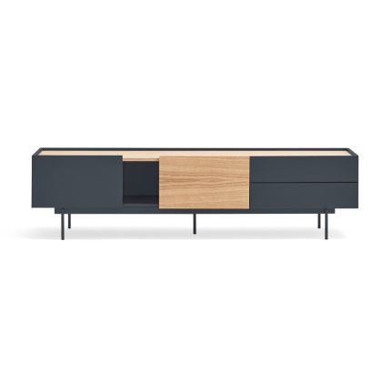 Mueble TV Otto Gris Antracita Roble