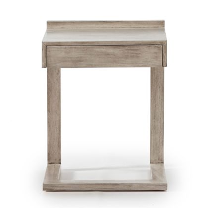 Nightstand 50x35x66 Veiled Grey Wood