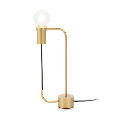 Table Lamp 18x8x40 Golden Metal