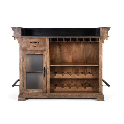 Mueble Bar Mango Granito 1 Puerta 1Cajón,150 Cm
