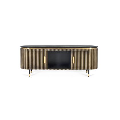 Mueble TV  Madera Bronce 2 Puertas, 160  Cm