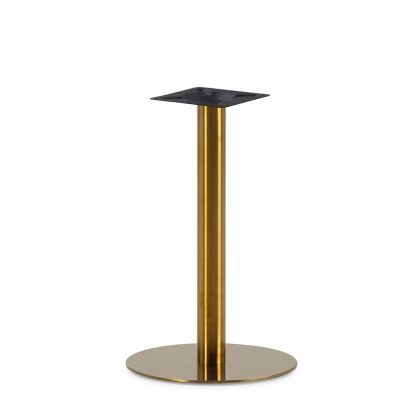 Table Base 45x45x72 Gold Steel