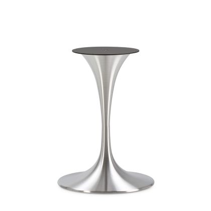 Table Base 51x51x72 Brushed Steel Aluminum