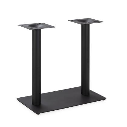 Table Base 40x70x72 Black Metal