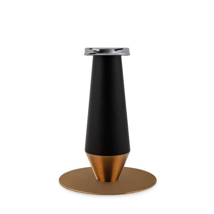 Table Base 54x54x73 Metal/Steel -- Black/Gold