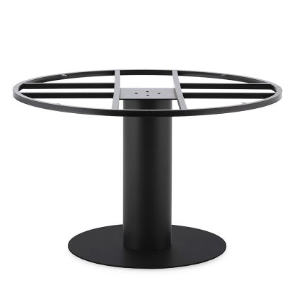 Table Base 72x72x73 Iron -- Matte Black