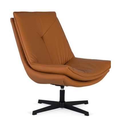 Sillón giratorio camel