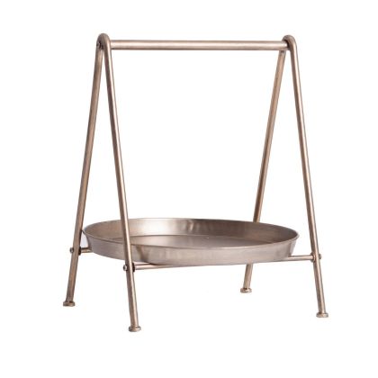 bandeja industrial, oro envejecido, hierro willyn 50 cm