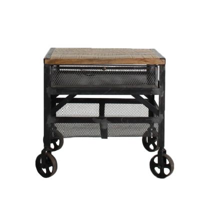Mesa auxiliar Industrial Con Ruedas, Trentón 60 Cm