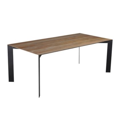 Mesa Comedor salón Moderno Teca Natural 200 cm