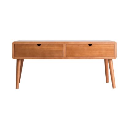 mesa centro kimi natural, nórdico 110 cm