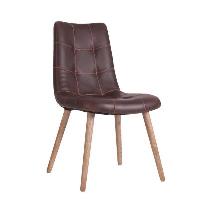 silla diana marrón, vintage 84cm