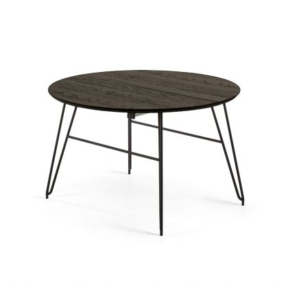 Mesa Comedor Redonda Extensible Madera industrial