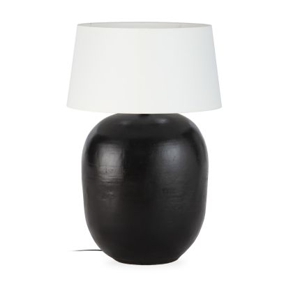 Table Lamp without shade 50x50x60 Terracotta -- Black