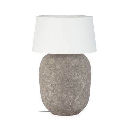 TABLE LAMP 50x50x60 GREY TERRACOTTA WITHOUT SHADE