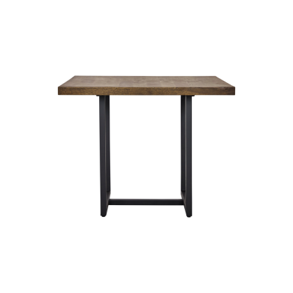 Mesa Comedor Madera Mango Hierro, 90 Cm