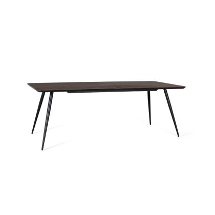Mesa comedor industrial marrón