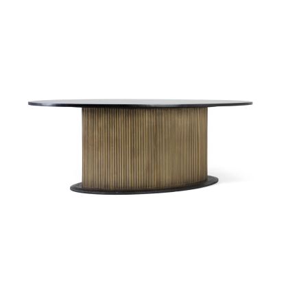 Mesa comedor art decó ovalada