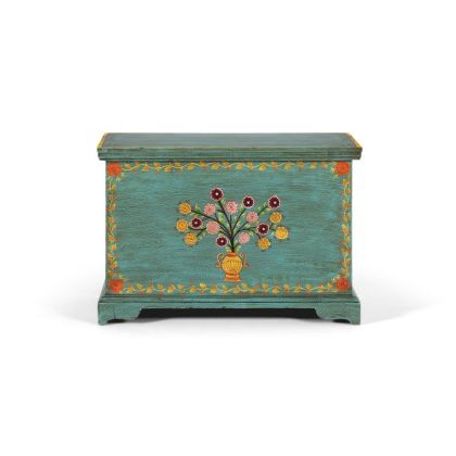 Baúl azul turquesa oriental