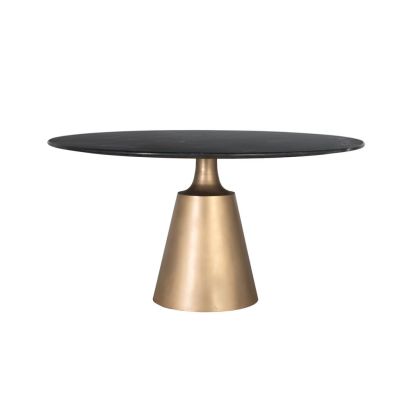 Mesa comedor art decó redonda