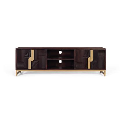Mueble TV Raffles 4 puertas 1 hueco central