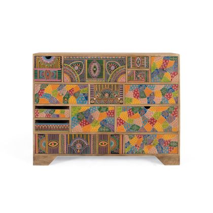 Cómoda Paradise madera 14 cajones