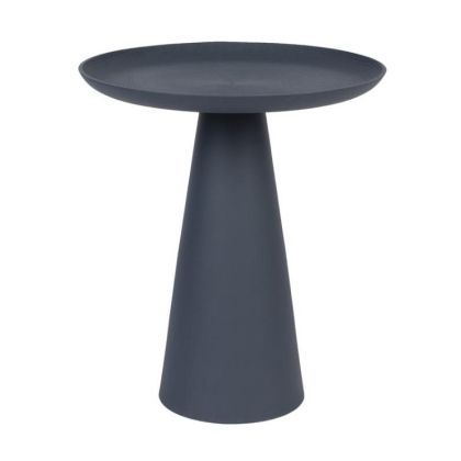 Mesa Auxiliar Grande Metal Azul, 39'5 Cm